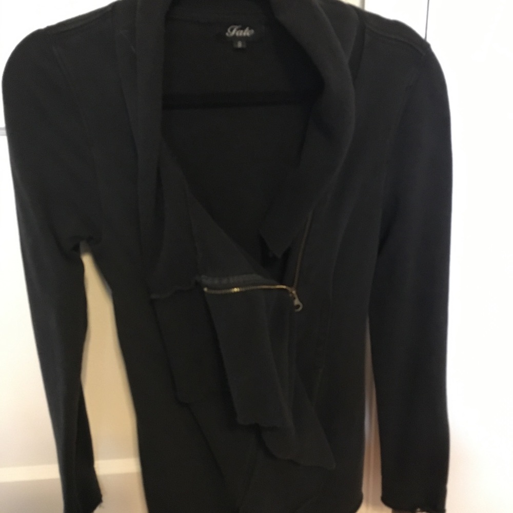 Black Zip Up Sweatshirt
